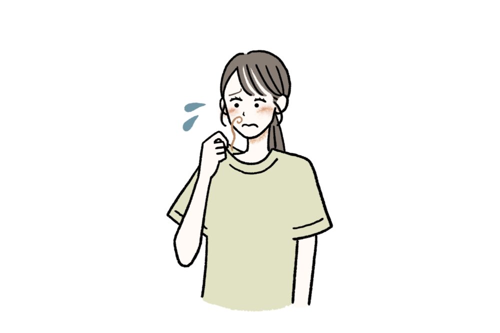 Women concerned about body odor