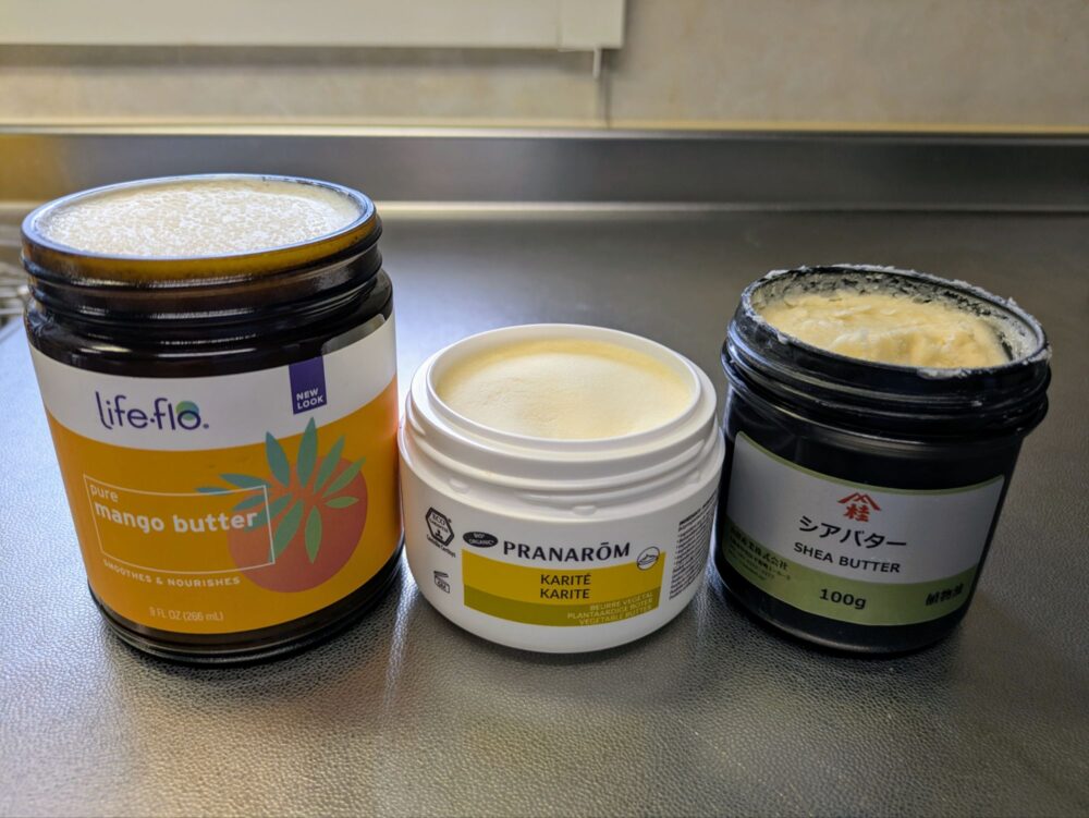 Coconut oil, etc.